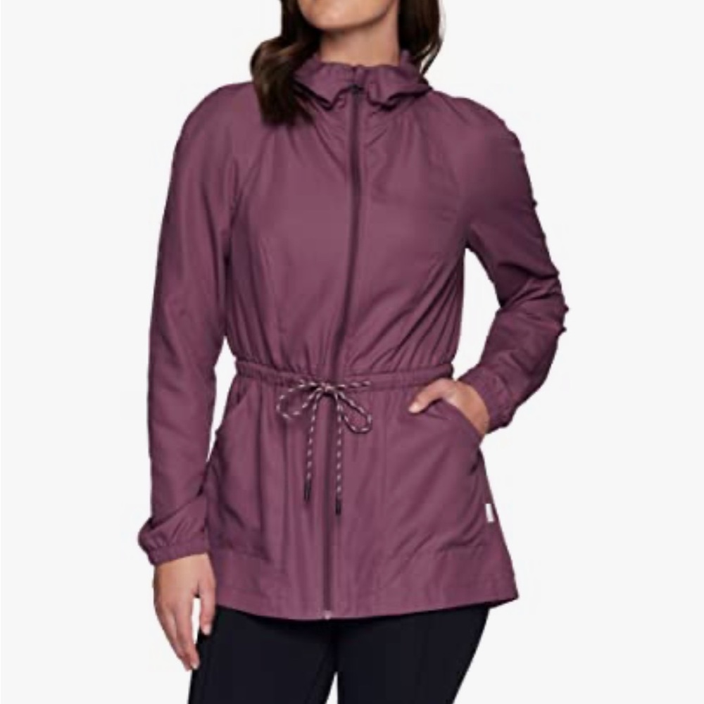 Avalanche lightweight Women's Utility trench Jacket in Plum M